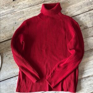 Chico Red Ribbed Sweater